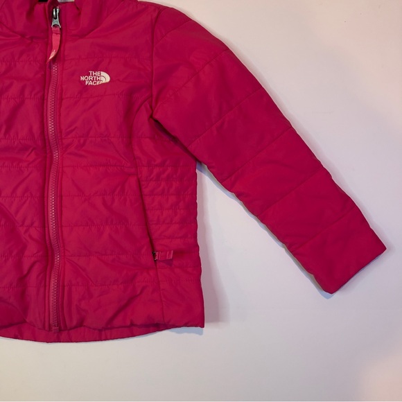 The North Face Girls Pink Toodler Quilted Jacket Size 6/6 - Picture 9 of 12